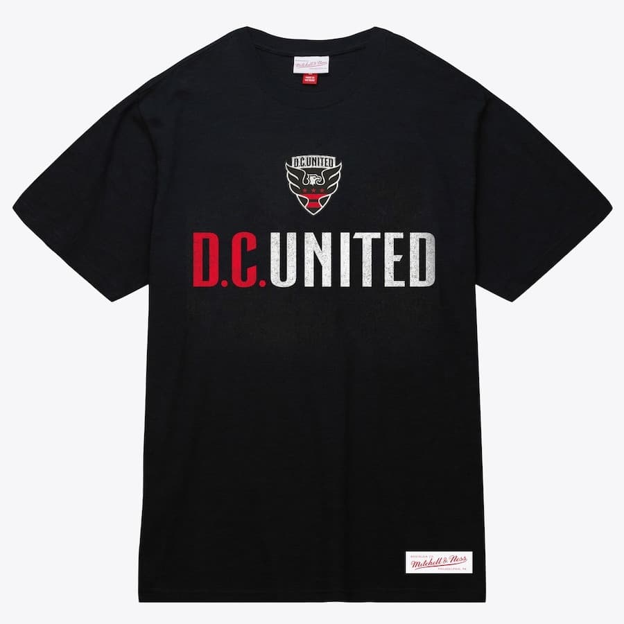 Футболка Mitchell & Ness Black D.C. United Starter Slub T-Shirt