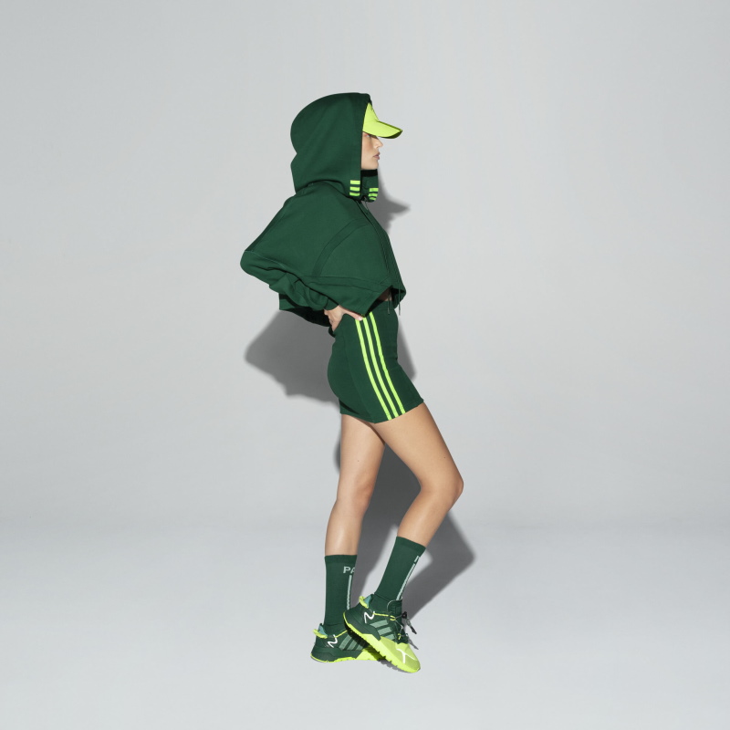 Платье adidas Ivy Park Hooded Cutout Dress Dark Green