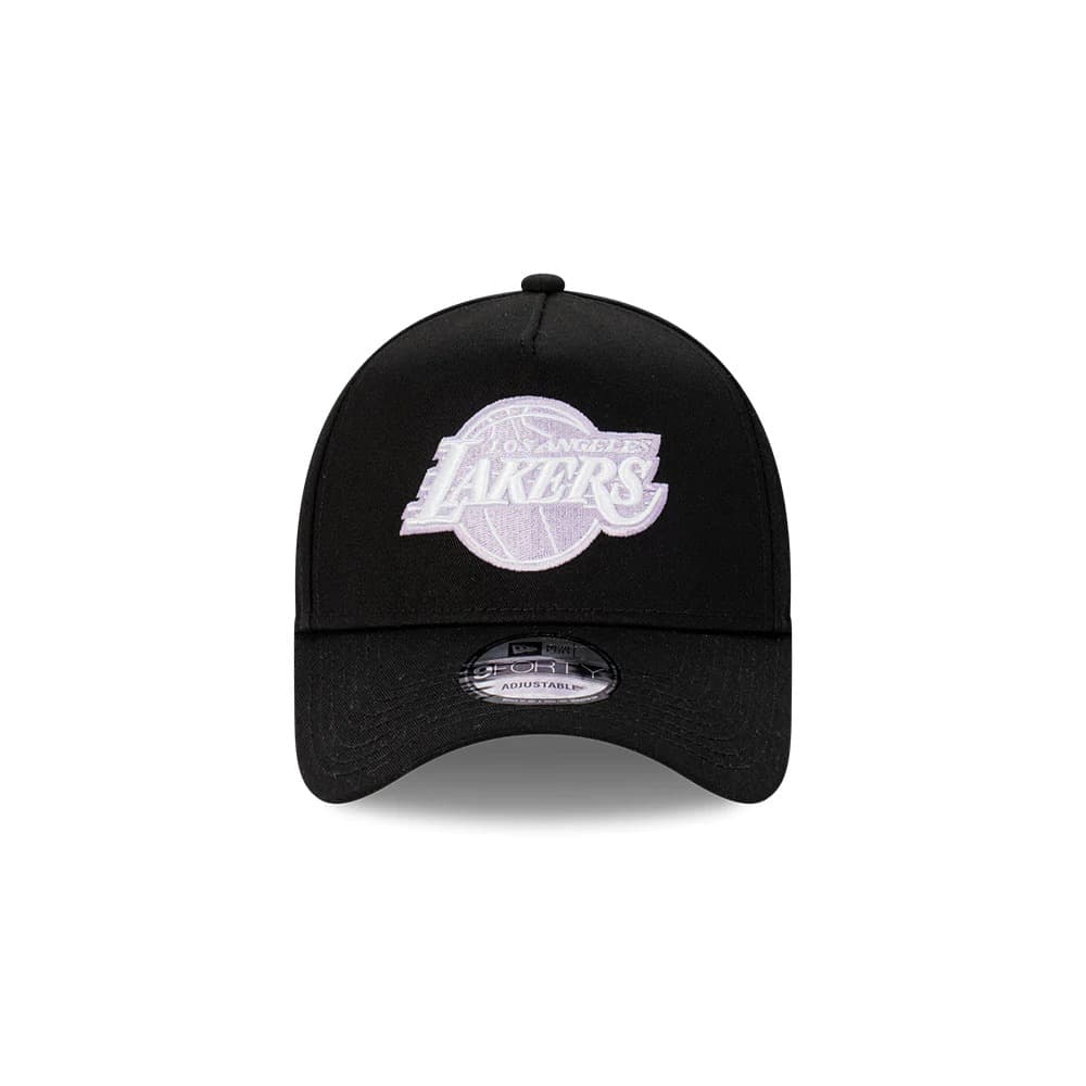 Бейсболка New Era Los Angeles Lakers Lilac 9FORTY A-Frame NBA Snapback Hat