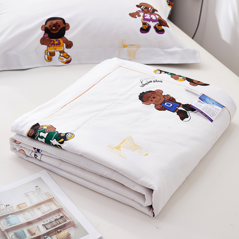 Одеяло NBA Players White