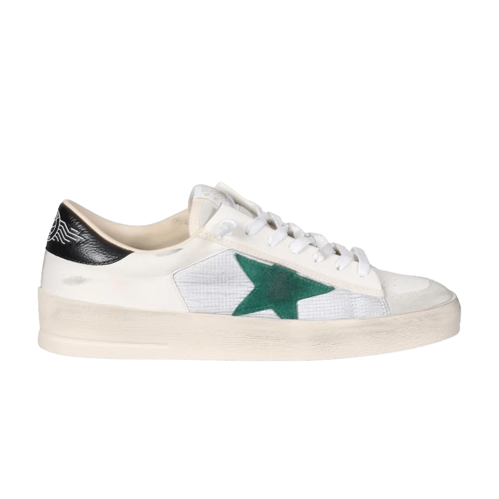 Krossovki-Golden-Goose-Stardan-White-Silver-Black-Green