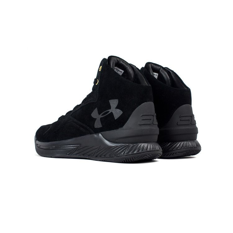 Кроссовки Under Armour Curry 1 Lux Mid 'Black Suede'
