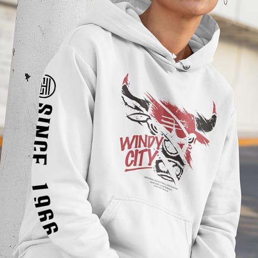Худи DPOY inked Chicago Bulls Jordan Hoodie