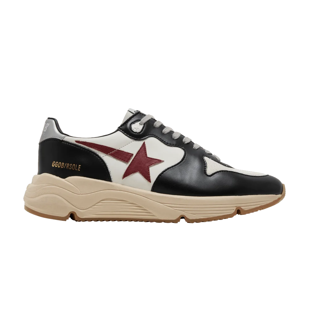 Кроссовки Golden Goose Running Sole 'Black White Red'