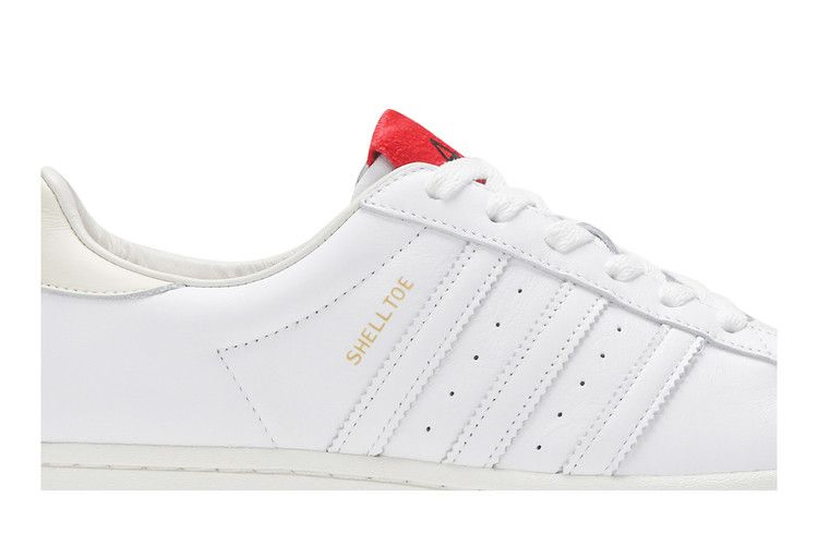 Кроссовки 424 x adidas Superstar Shell Toe 'White Scarlet'
