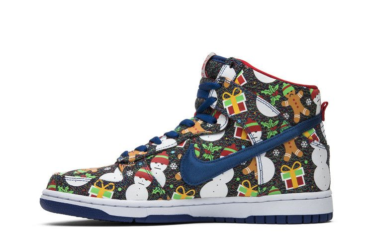 Кроссовки Concepts x Nike SB Dunk Pro High GS 'Ugly Christmas Sweater' 2017