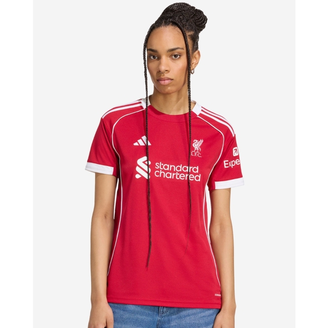 Женское футбольное джерси Liverpool FC adidas Womens 25/26 Home Jersey