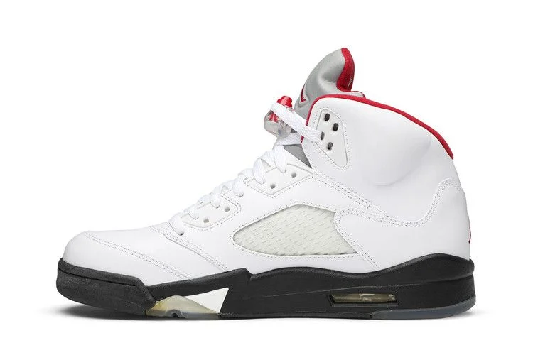 Кроссовки Air Jordan 5 Retro 'White Fire Red' 2013