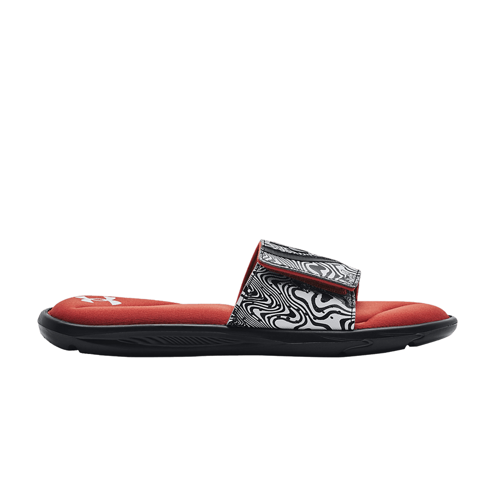 Under Armour Ignite 6 Graphic Strap Slide 'Psychedelic Stripe'