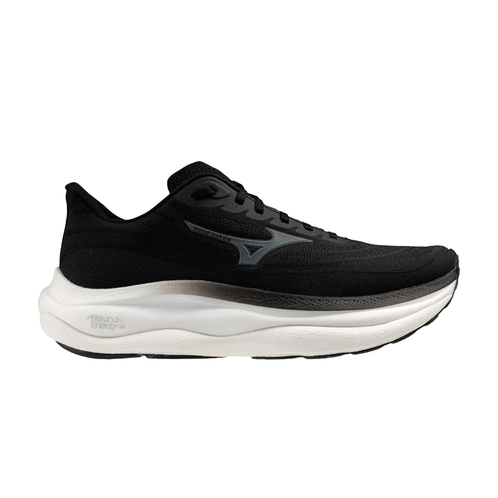 Krossovki-Mizuno-Wave-Sky-9-Super-Wide-Black-White