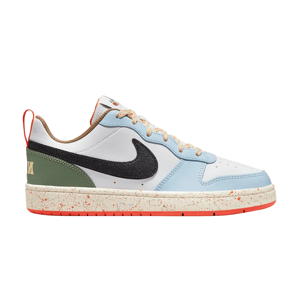 Krossovki-Nike-Court-Borough-Low-2-GS-White-Alabaster-Speckled