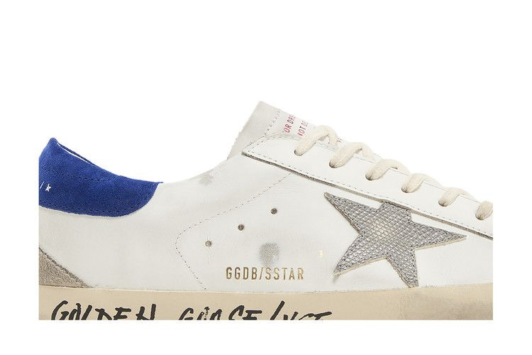 Кроссовки Golden Goose Superstar 'Snakeskin - White Blue'