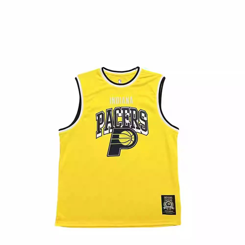 Баскетбольная джерси Buck Up Indiana Pacers Yellow Jersey