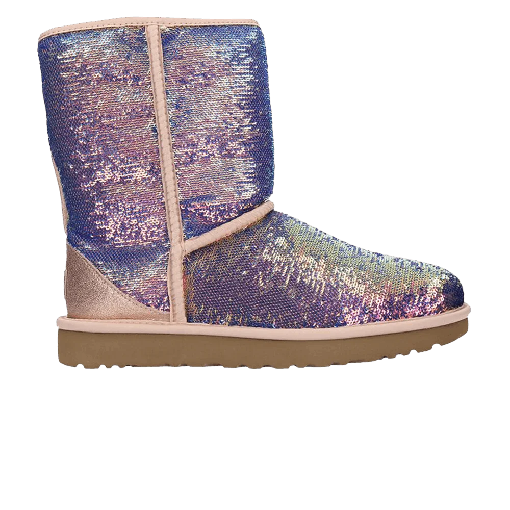 Krossovki-UGG-Wmns-Classic-Short-Cosmos-Sequin-Quartz