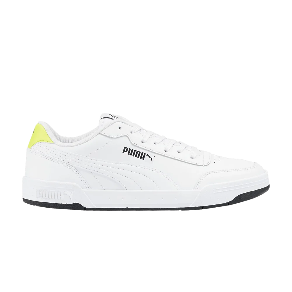 Krossovki-Puma-Caracal-White-Limepunch