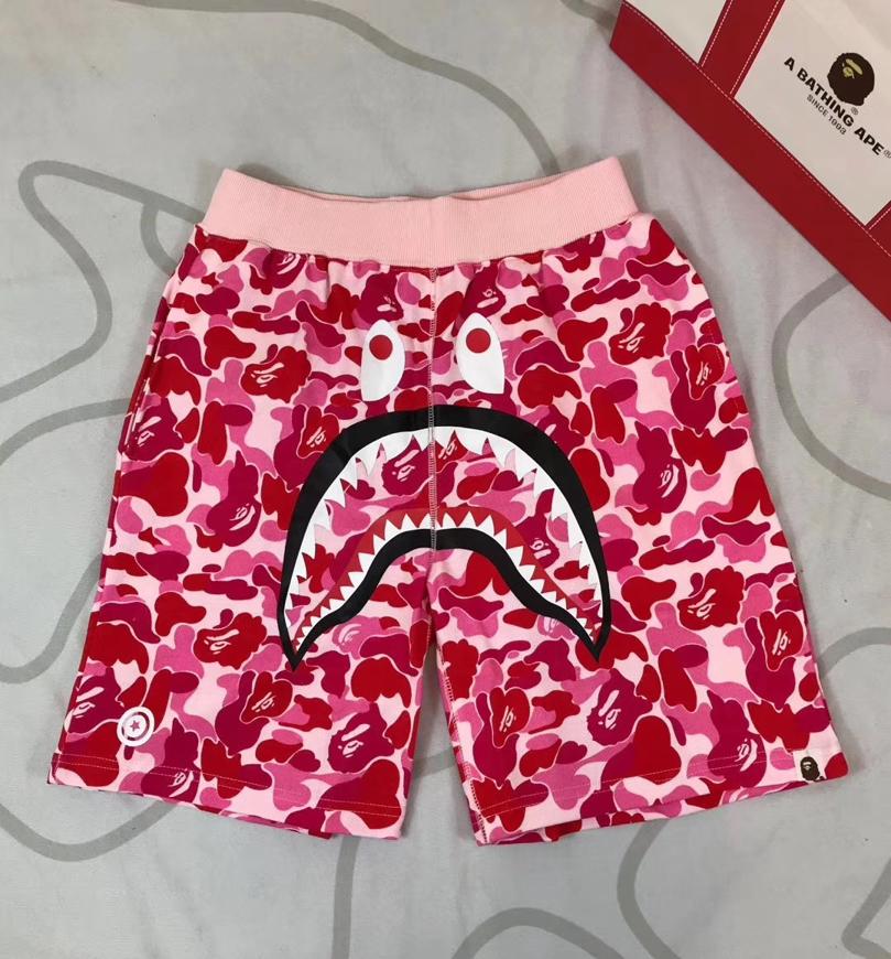 Спортивные шорты BAPE ABC Shark Sweat Shorts Pink