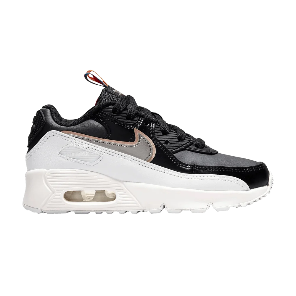 Krossovki-Nike-Air-Max-90-Leather-SE-PS-Off-Noir-Metallic-Pewter