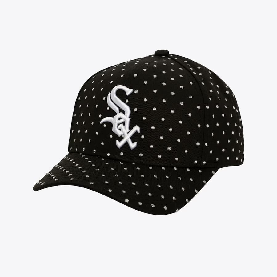 Mitchell-Ness-Black-Chicago-White-Sox-Polka-Polka-Pro-Adjustable-Hat