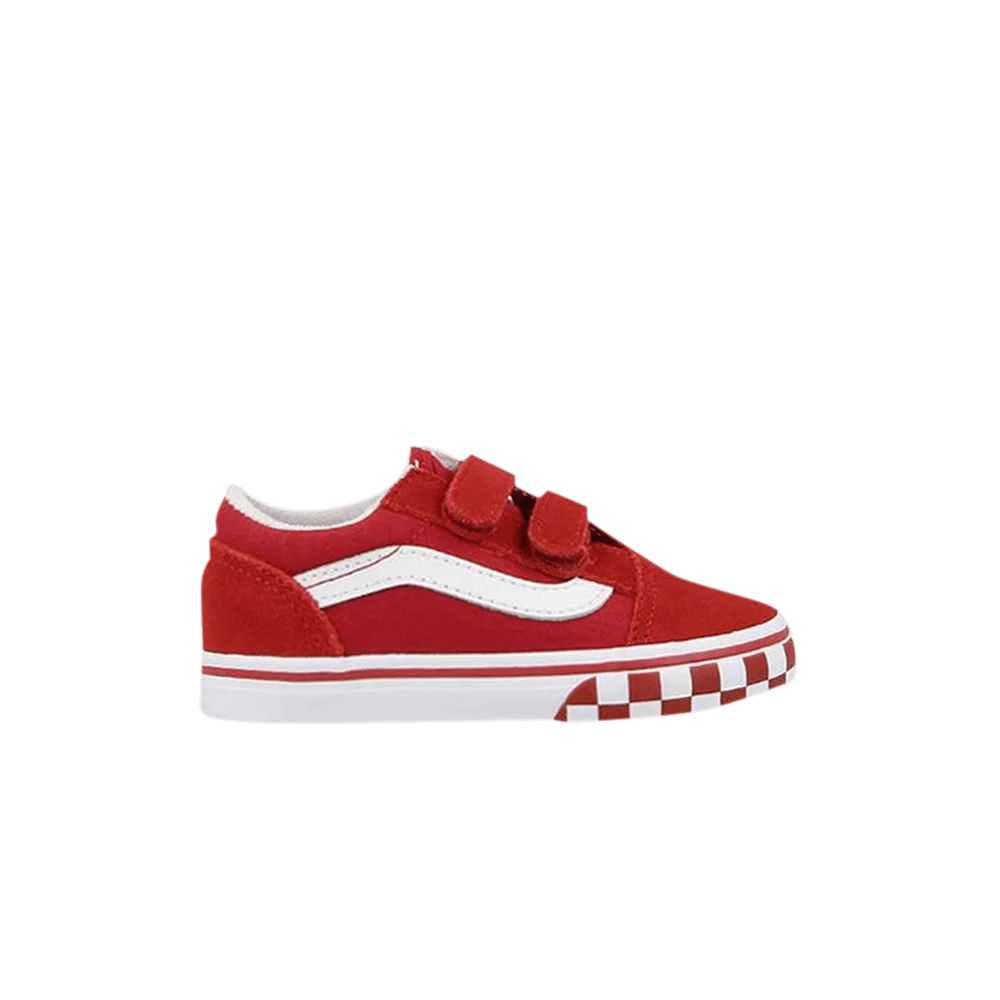 Krossovki-Vans-Old-Skool-V-Toddler-Check-Bumper-Chili-Pepper