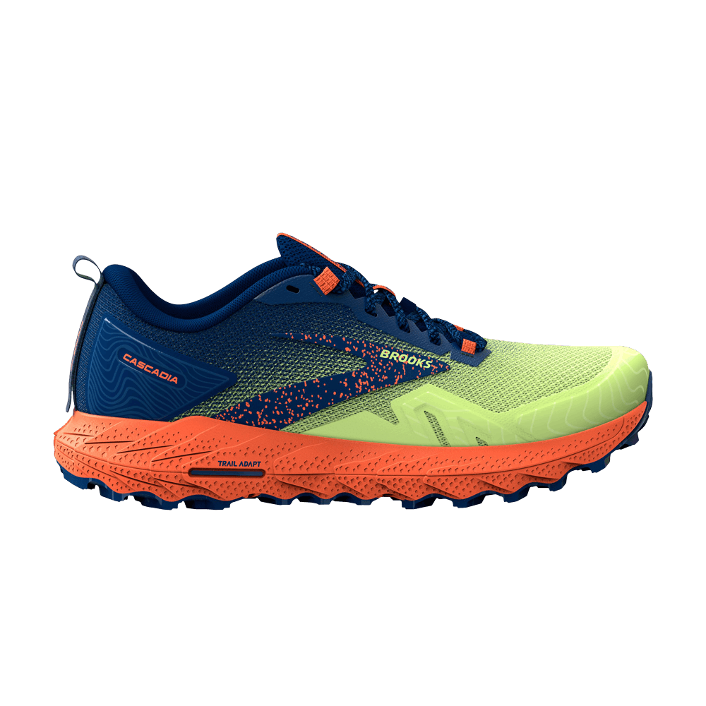 Кроссовки Brooks Cascadia 17 'Sharp Green Navy'