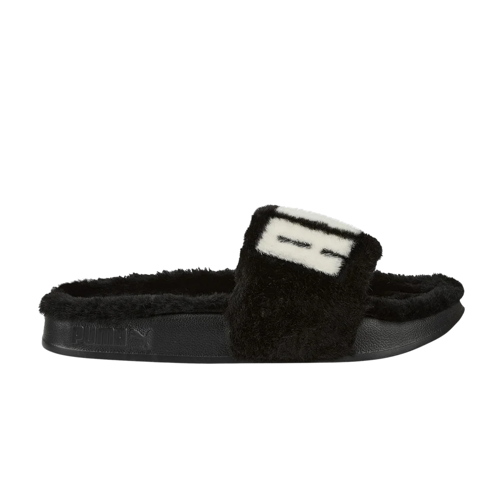 Puma Wmns Leadcat 2.0 Fuzz Slide 'Black White'