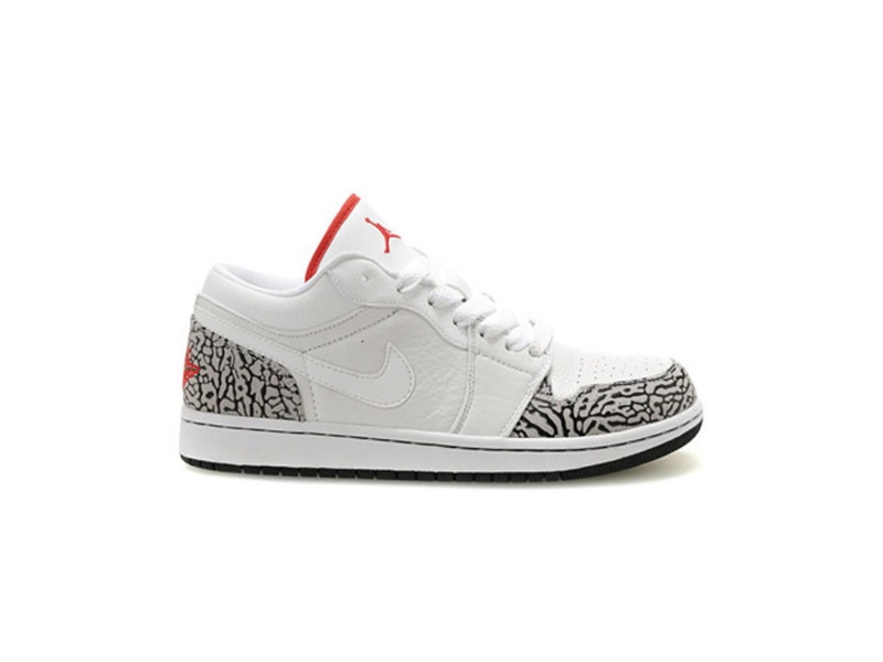 Кроссовки Air Jordan 1 Phat Low Cement Grey