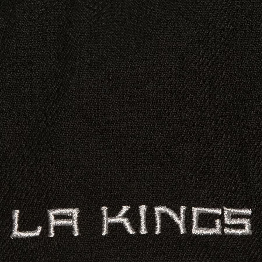Бейсболка Mitchell & Ness Black Los Angeles Kings Team Flip Pro Vintage Snapback Hat