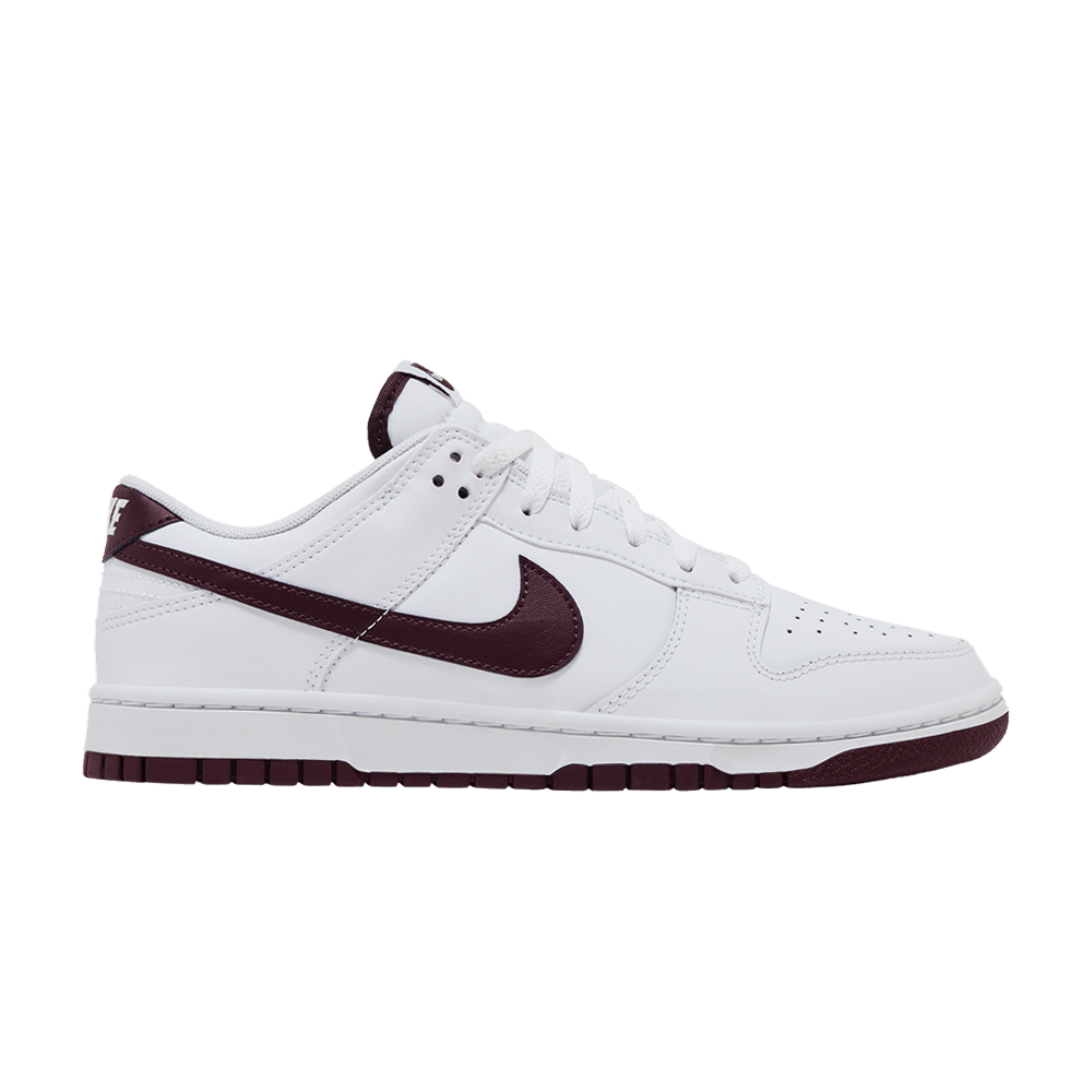 Кроссовки Nike Dunk Low 'White Night Maroon'