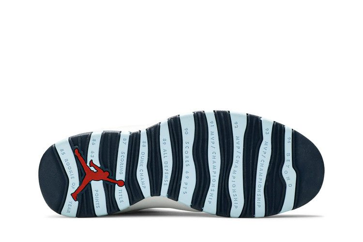 Кроссовки Air Jordan 10 Retro 'Ice Blue' 2005