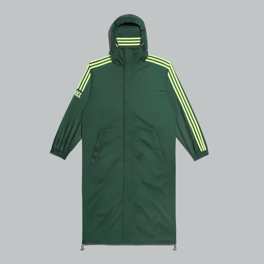 Куртка adidas Ivy Park Wind Jacket (Gender Neutral) Dark Green/Hi-Res Yellow