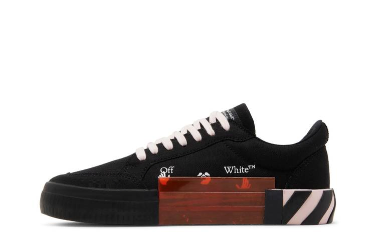 Кроссовки Off-White Wmns Vulc Sneaker 'Black Pink'