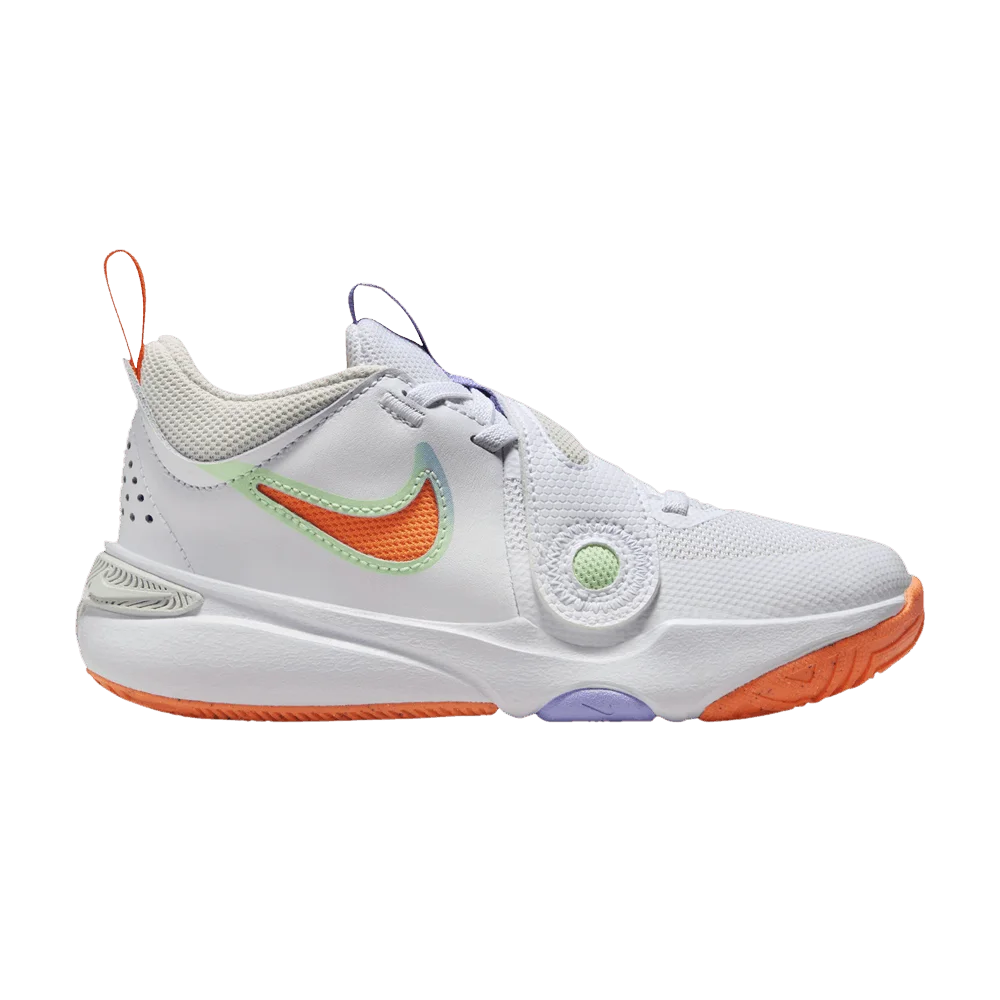 Кроссовки Nike Team Hustle D11 PS 'White Total Orange'