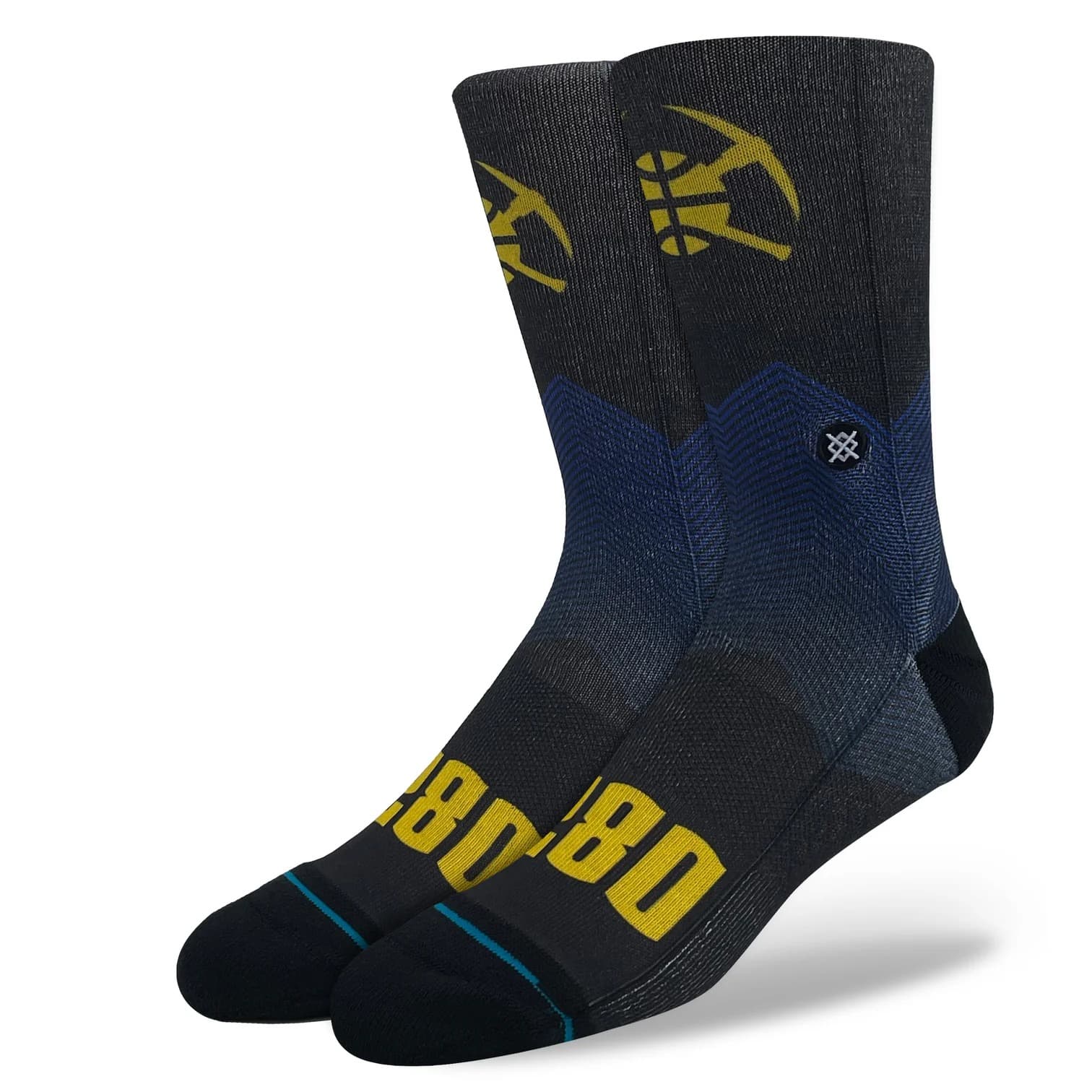 Спортивные носки Denver Nuggets 2024 City Edition NBA Socks
