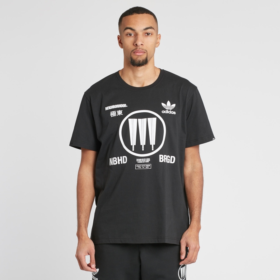 Футболка adidas Neighborhood Logo SSL Tee Black