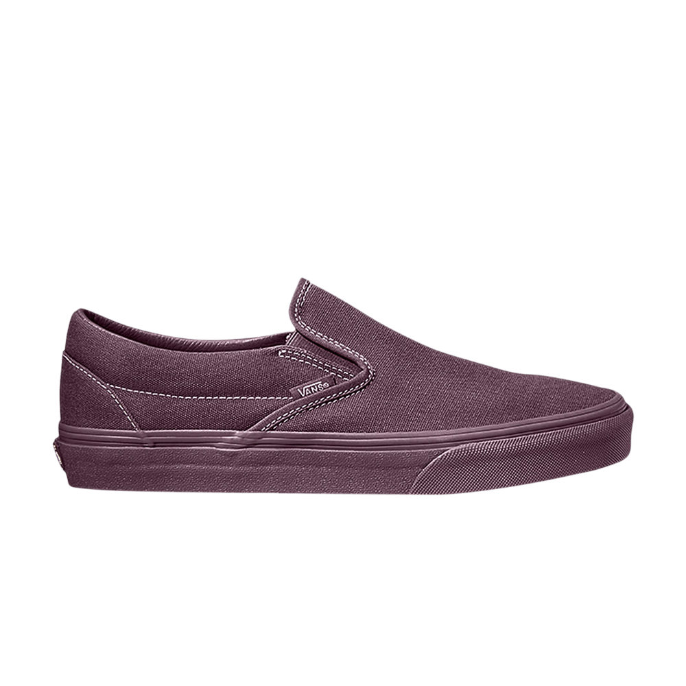 Кроссовки Vans Classic Slip-On 'Pastel Mono - Plum Wine'