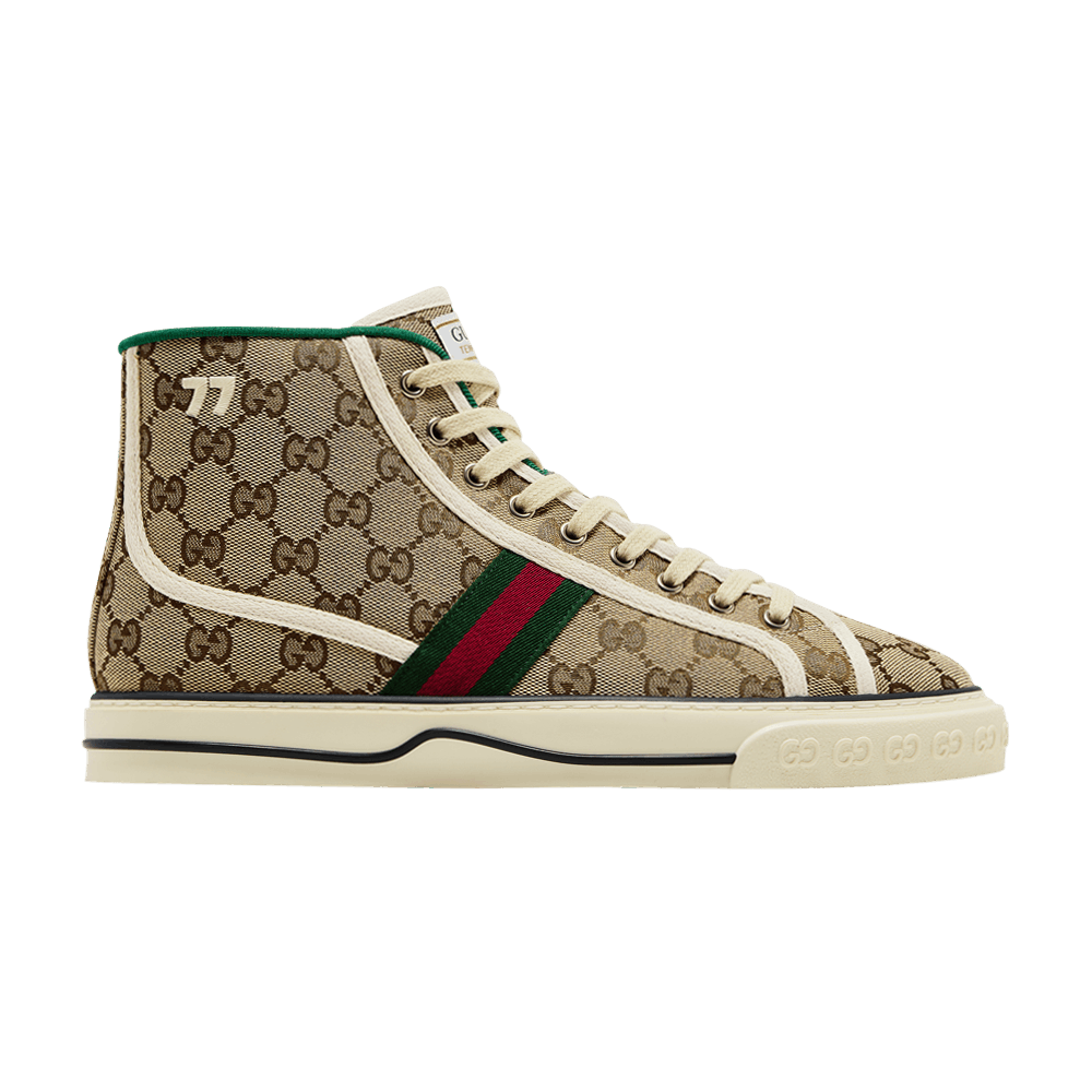 Кроссовки Gucci Tennis 1977 High 'Beige Ebony'