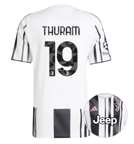 JUVENTUS-home-jersey-25-26-THURAM-19