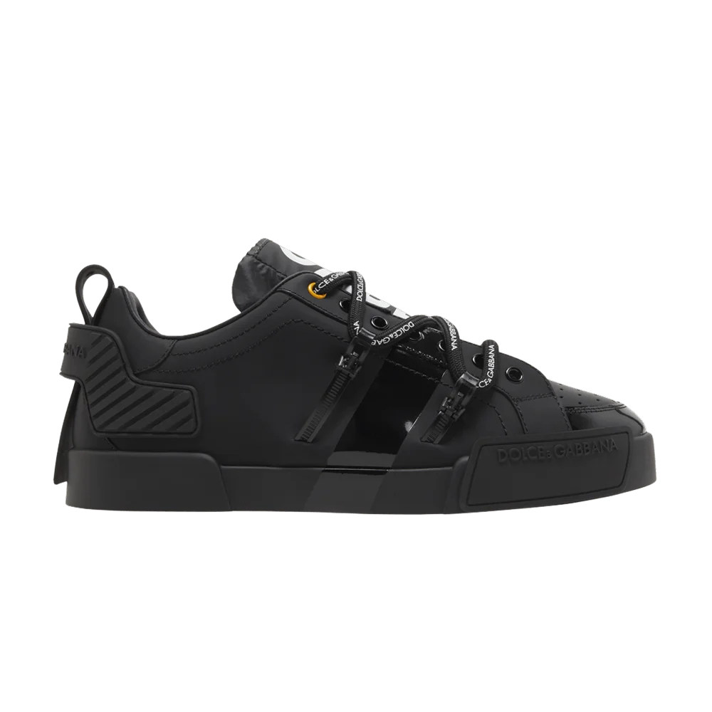 Krossovki-Dolce-Gabbana-Portofino-Low-Black