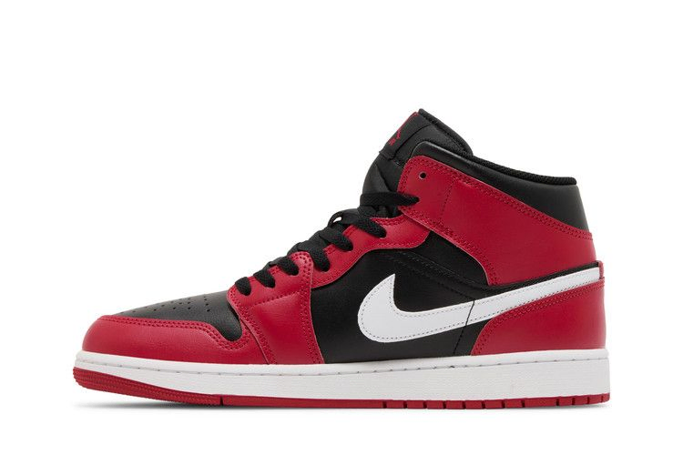 Кроссовки Air Jordan 1 Mid 'Gym Red Black White'
