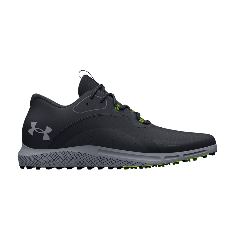 Кроссовки Under Armour Charged Draw 2 Spikeless Golf 'Black Steel'