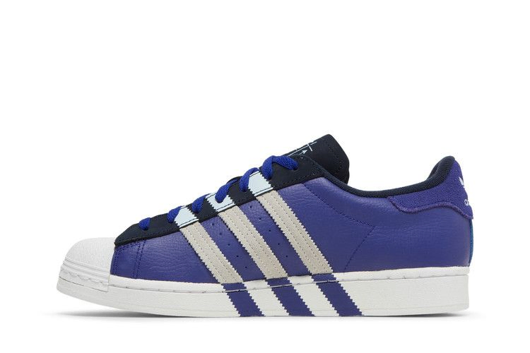 Кроссовки Adidas Superstar 'Extended Midfoot Stripes - Legacy Indigo'