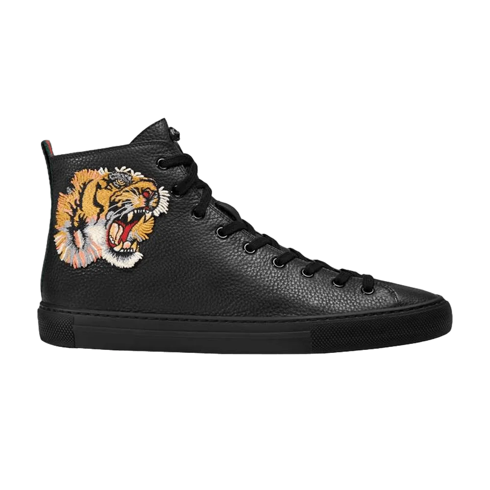 Krossovki-Gucci-Leather-High-Tiger