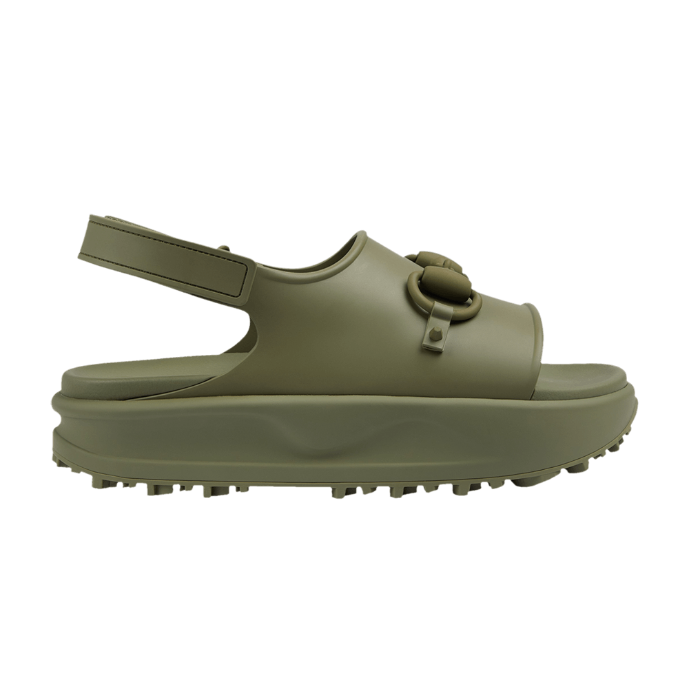 Сандалии Gucci Horsebit Flatform Sandal 'Green'