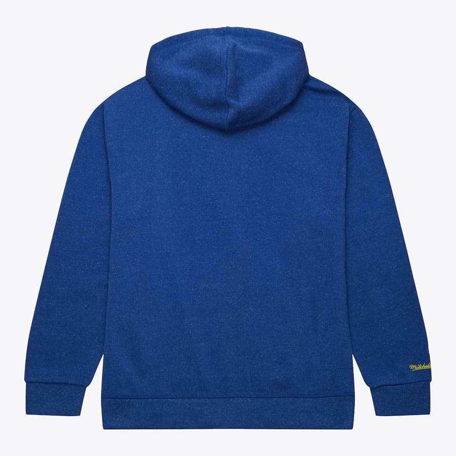 Худи Mitchell & Ness Royal Golden State Warriors Snow Washed Fleece Pullover Hoodie