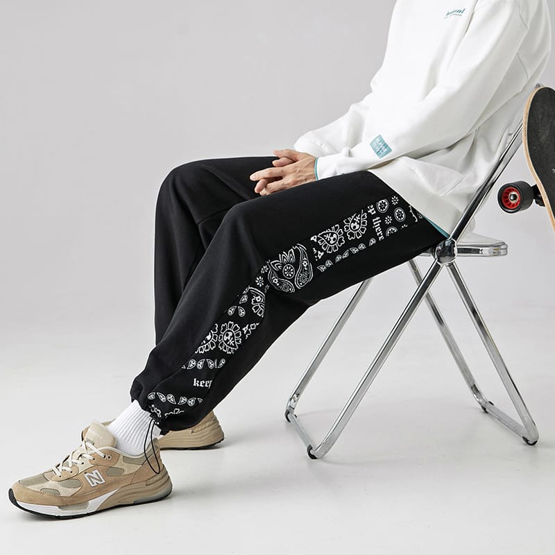 Спортивные штаны Ehot Paisley Black Pants