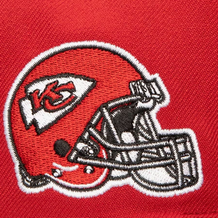 Бейсболка Mitchell & Ness Red Kansas City Chiefs Diamonds Up Snapback Hat