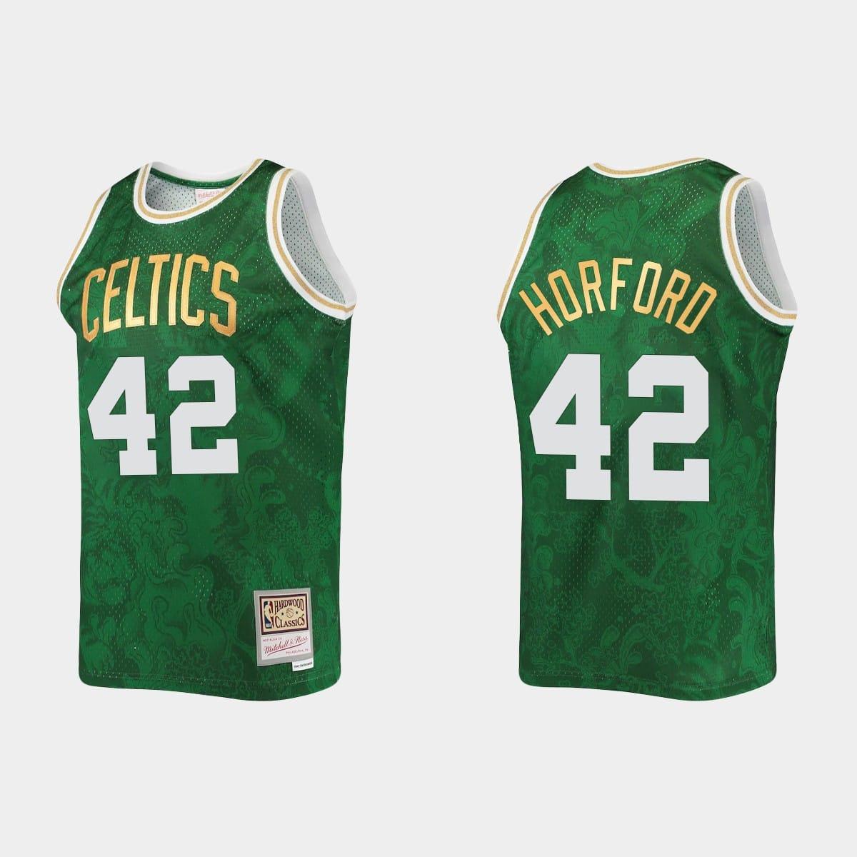 Баскетбольная джерси Boston Celtics #42 Al Horford Kelly Green Lunar New Year HWC Limited Jersey