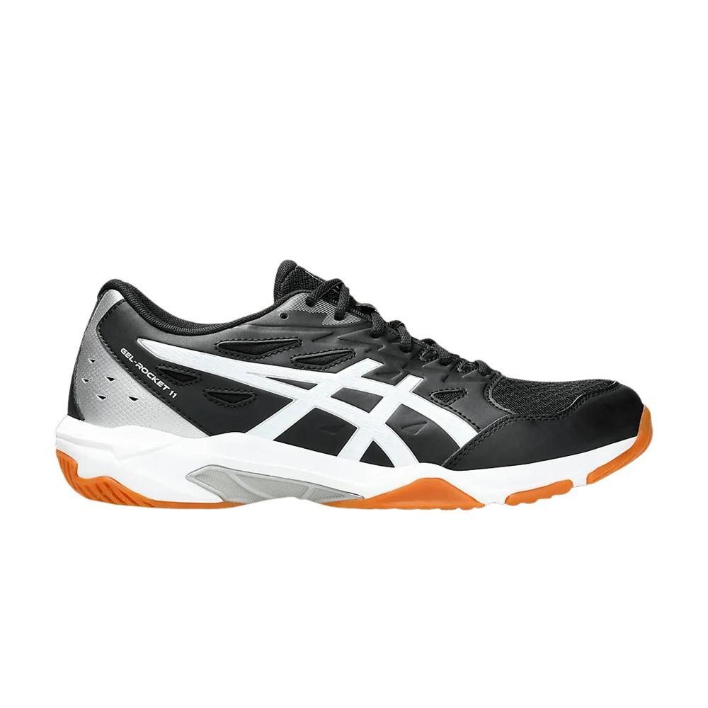 Кроссовки Asics Gel Rocket 11 2E Wide 'Black Pure Silver'