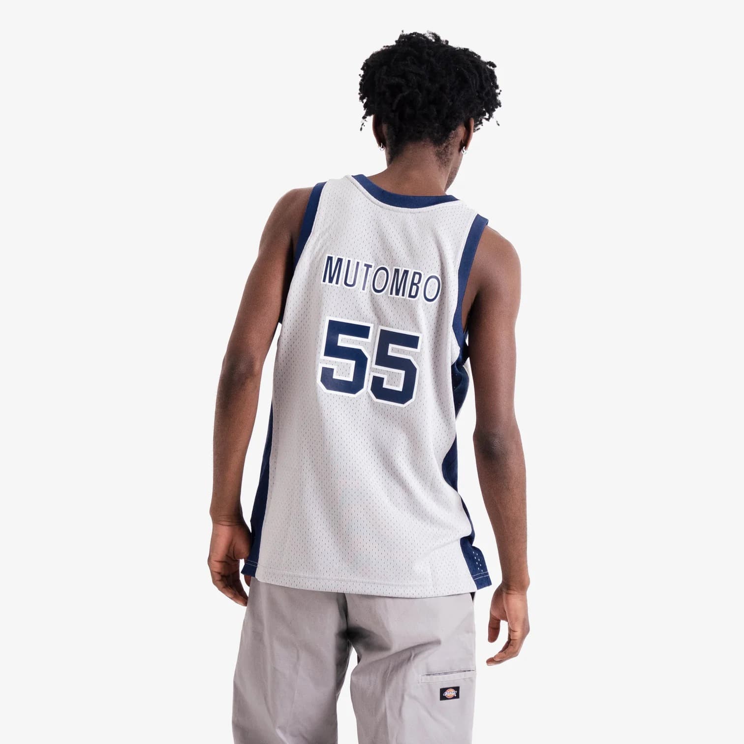 Баскетбольная джерси Mitchell & Ness Dikembe Mutombo Georgetown Hoyas College NCAA Swingman Jersey