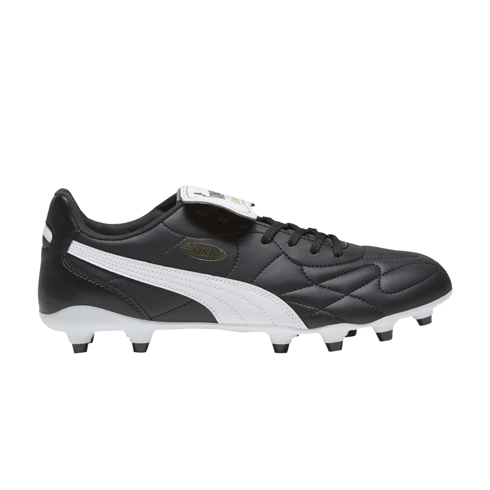 Кроссовки Puma King Top FG AG 'Black White'